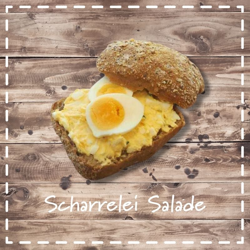 Scharrelei Salade